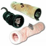 CRUNCH Plyšový tunel pro kočky 60 x 22 cm – Zboží Mobilmania