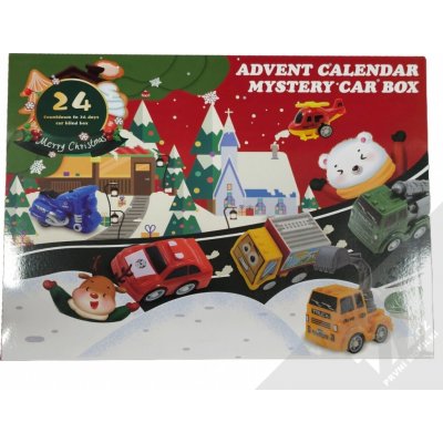 1Mcz adventní kalendář auta, 24 autíček vícebarevné (multicolored) – Zboží Dáma