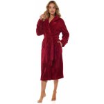 L&L dlouhý dámský župan 2413 Camelia kaštanové – Zboží Dáma