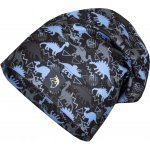 Chlapecká flísová čepice Wolf & Wolfie C černá dinosauři Černá – Zboží Dáma