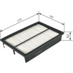 Vzduchový filtr BOSCH F 026 400 129 – Hledejceny.cz