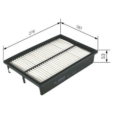 Vzduchový filtr BOSCH F 026 400 129 – Hledejceny.cz