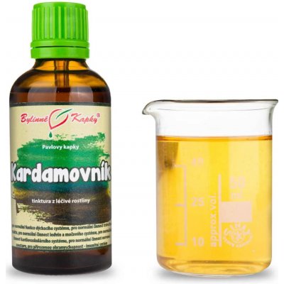 Pavlovy bylinné kapky Bylinné kapky Kardamovník tinktura 50 ml – Hledejceny.cz
