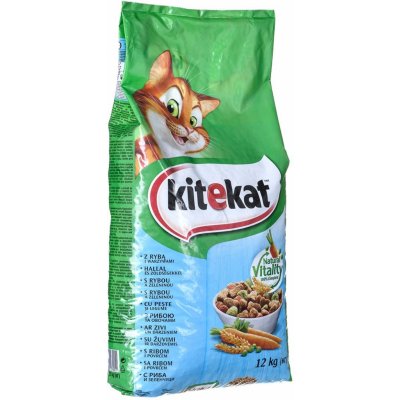 Kitekat Ryby a zelenina 12 kg – Zboží Mobilmania