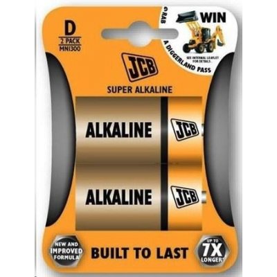 JCB Super Alkaline D 2ks JCB-LR20-2B – Hledejceny.cz