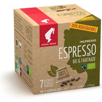 Nespresso Kávové kapsle Julius Meinl INSPRESSO Espresso Bio & Faitrade do 10 ks