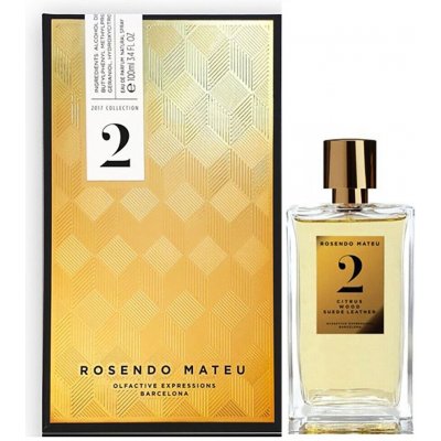 Rosendo Mateu Olfactive Expressions Nº 2 Citrus Wood Suede Leather parfémovaná voda unisex 100 ml – Zboží Mobilmania