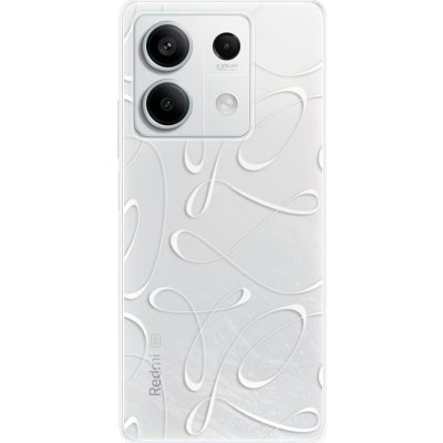 Silikonové odolné pouzdro iSaprio - Fancy - white - Xiaomi Redmi Note 13 5G (Odolný silikonový kryt, obal, pouzdro iSaprio Fancy - white na mobilní telefon Xiaomi Redmi Note 13 5G)