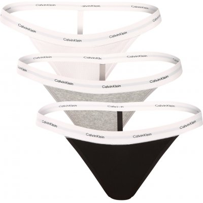 Calvin Klein 3PACK dámská tanga vícebarevná (QD5308 6H3) – Hledejceny.cz