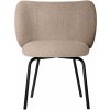 Jídelní židle Ferm Living Rico Bouclé Sand / Black