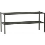 Woood Černý kovový botník Mahon 85x36 – Sleviste.cz