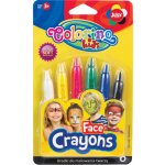 COLORINO Barvy na obličej sada 6 barev – Zboží Dáma