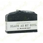 Almara Soap přírodní mýdlo Black As My Soul 100 g – Zboží Dáma