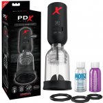 PDX Elite Tip Teazer - automatický vysavač a vibrátor na žaludy černý – Sleviste.cz