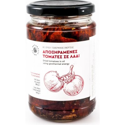 Geothermiki Hellas Sušená rajčata velká Geothermiki v oleji 280 g – Zboží Dáma