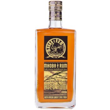 Mhoba American Oak Aged 43% 0,7 l (holá láhev)