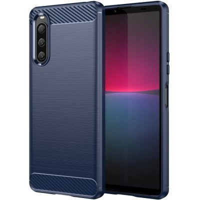 Pouzdro PROTEMIO 59027 FLEXI TPU Kryt pro Sony Xperia 10 V modrý – Zboží Mobilmania