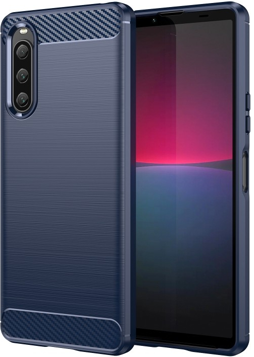 Pouzdro PROTEMIO 59027 FLEXI TPU Kryt pro Sony Xperia 10 V modrý