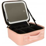 KIK Kosmetický organizér se zrcátkem růžový – Zboží Dáma