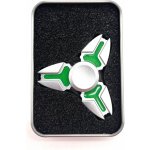 Fidget Spinner Silver Crab HQ zelený