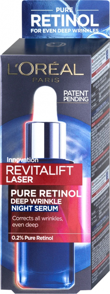 L\'Oréal Revitalift Laser X3 Night Serum s retinolem 30 ml