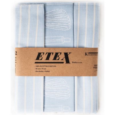 Vesna PRUHY 50x70cm 3ks modrá – Zboží Dáma