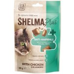 Shelma Cat Snack Anti-hairball polštářky kuřecí borůvky 60 g – Hledejceny.cz