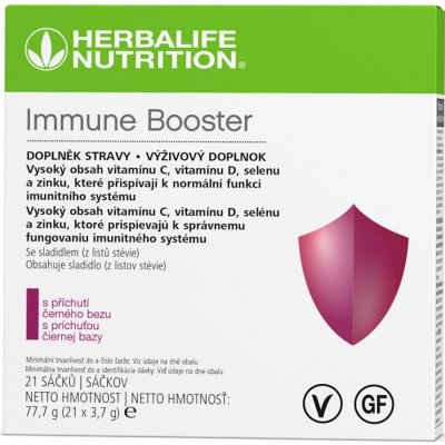 Herbalife Immune Booster bez sukralózy černý bez 21 x 37 g – Hledejceny.cz