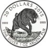 Royal Canadian Mint Prehistorická zvířata scimitarská kočka 1 oz