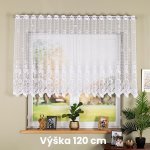 Záclona Sára bez obšití 120 – Zboží Mobilmania
