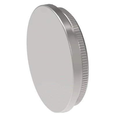 Hahn Steel Ukončení madla Ø 42,4 × 2,0 mm – plná záslepka, nerez AISI 304, broušená – Sleviste.cz