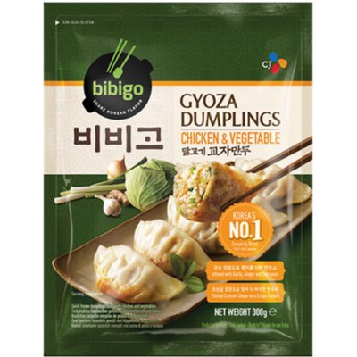 Bibigo Gyoza knedlíčky s kuřetem a zeleninou 600 g – Zboží Dáma