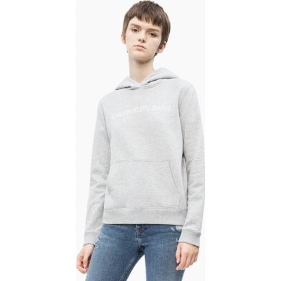 Calvin Klein dámská šedá mikina s kapucí Hoodie — Heureka.cz