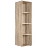 FurniGO - Knihovna Skylar 106x30x30cm - přírodní – Sleviste.cz