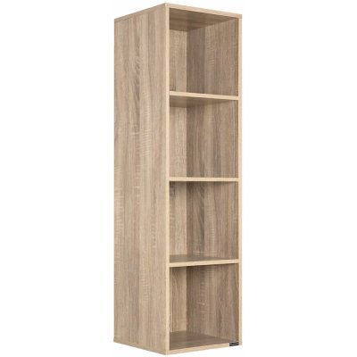 FurniGO - Knihovna Skylar 106x30x30cm - přírodní – Sleviste.cz