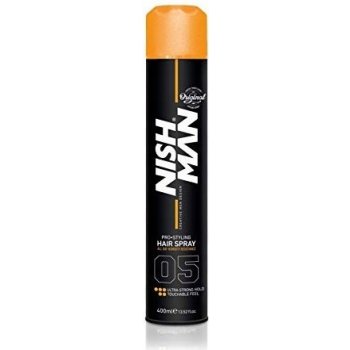 Nishman 04 Extra Strong Hold Hair Spray extra silný lak na vlasy 400 ml
