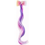Spona do vlasů mašle s jednorožcem s duhovým příčeskem kov/plast 7x30cm v sáčku – Hledejceny.cz