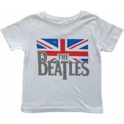 dětské tričko Logo The Beatles & Vintage Flag
