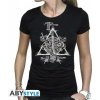 Dámské tričko s potiskem ABYstyle Harry Potter Deathly Hallows