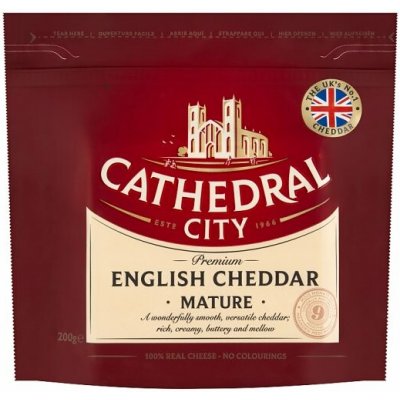 Cathedral City Mature Cheddar anglický tvrdý sýr 200g – Zbozi.Blesk.cz