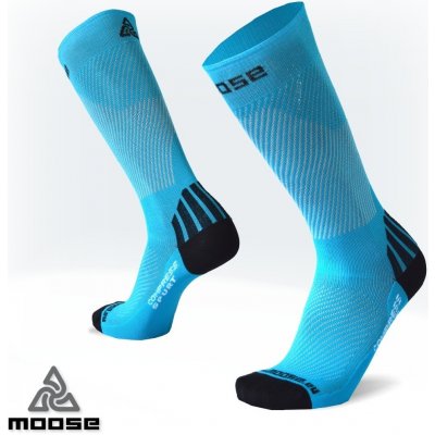 Moose COMPRESS SPURT NEW kompresní ponožky tyrkysová – Zboží Mobilmania