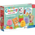 CLEMENTONI BABY Soft Clemmy Hrací sada s knížkou Milá zvířátka – Zboží Dáma