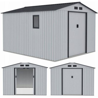 Focus Garden Zahradní domek na nářadí HUDSON 9x10 Light Grey – Zboží Dáma