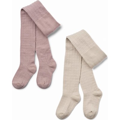 2 páry dětské merino punčocháče Karla Dry rose WHEAT – Zboží Dáma