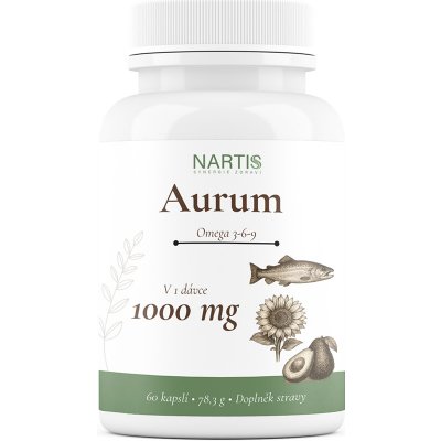Nartis Aurum Omega 3-6-9 60 kapslí – Hledejceny.cz