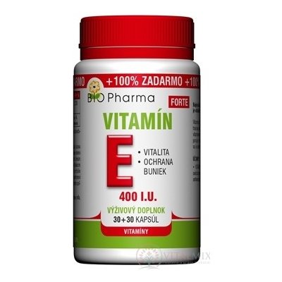 BIO-Pharma Vitamín E Forte 400 I.U.tob.30+30