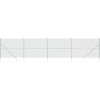 Pletiva SHUMEE Drátěné pletivo s kotevními hroty 2 × 10 m stříbrné