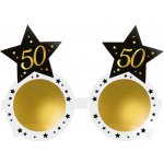 Fiestas Guirca Párty brýle číslo 50 hvězdy