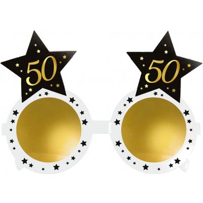 Fiestas Guirca Párty brýle číslo 50 hvězdy – Zboží Dáma