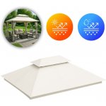 MultiGarden 1701-C3X4-BEIGE Náhradní střecha pro zahradní altán 3x4 m, vodotěsná, s větracím otvorem, béžová – Zboží Dáma